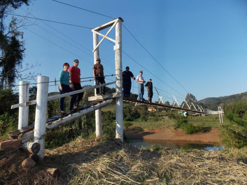 Ponte Pênsil da Linha Inverno está concluída