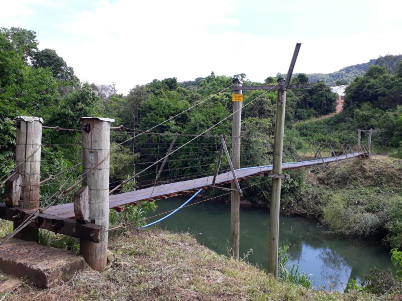 Duas pontes pênseis são recuperadas em Sinimbu