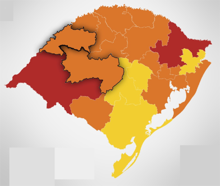 Governo do RS muda atualização de dados do distanciamento controlado