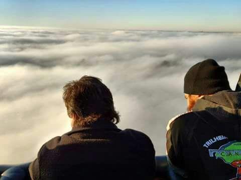 Domingo foi de balões no céu de Candelária