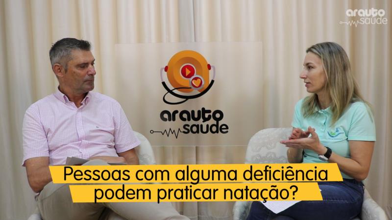 Pessoas com alguma deficiência podem praticar natação