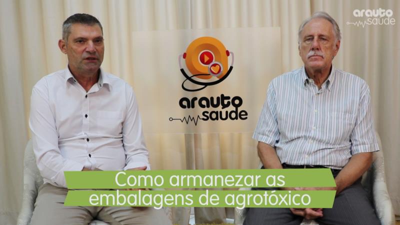 Armazenamento das embalagens de agrotóxicos