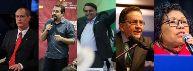 Veja os candidatos a presidente definidos nas convenções partidárias