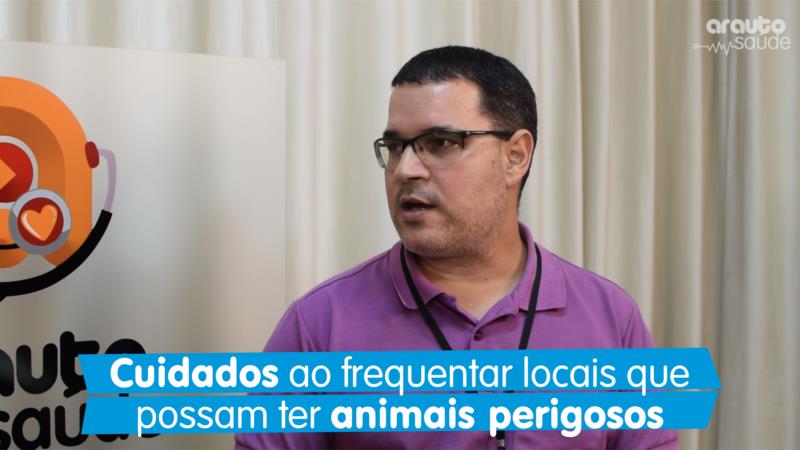 Cuidados ao frequentar locais que possam ter animais perigosos