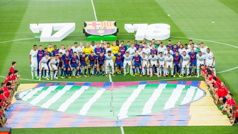 Chapecoense é homenageada pelo Barcelona