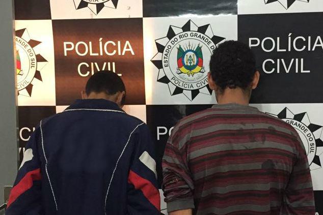 Polícia Civil prende dois e apreende adolescente