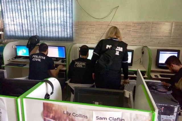 Polícia Civil faz ação contra os crimes de estelionato e extorsão via internet