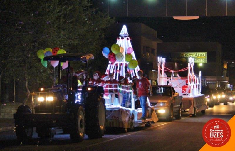 Caravana Luzes de Natal leva a magia natalina para as ruas de Venâncio Aires neste sábado