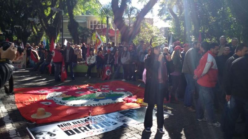 Santa Cruz mobilizada em dia de Greve Geral