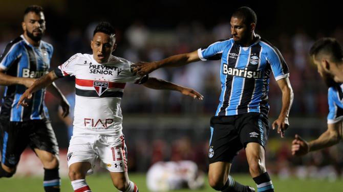 Com gol de Ramiro, Grêmio empata com São Paulo no Morumbi