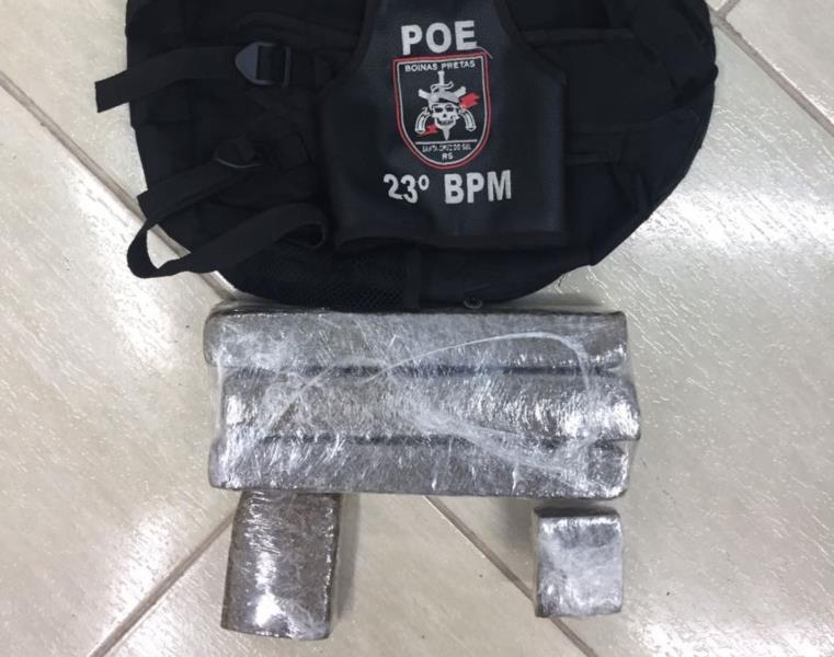 Homem é preso com 3kg de maconha na Rodoviária de Santa Cruz