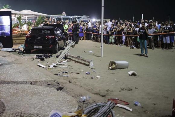 Seis vítimas do atropelamento em Copacabana ainda estão internadas