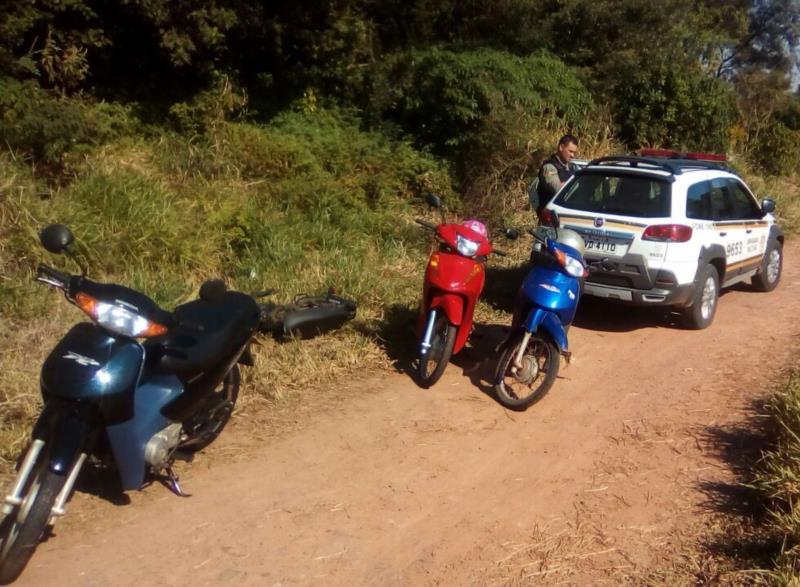 Cinco motocicletas são recuperadas