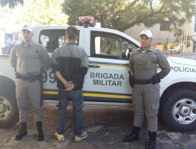 Brigada Militar recupera partes de motocicleta furtada e prende suspeito