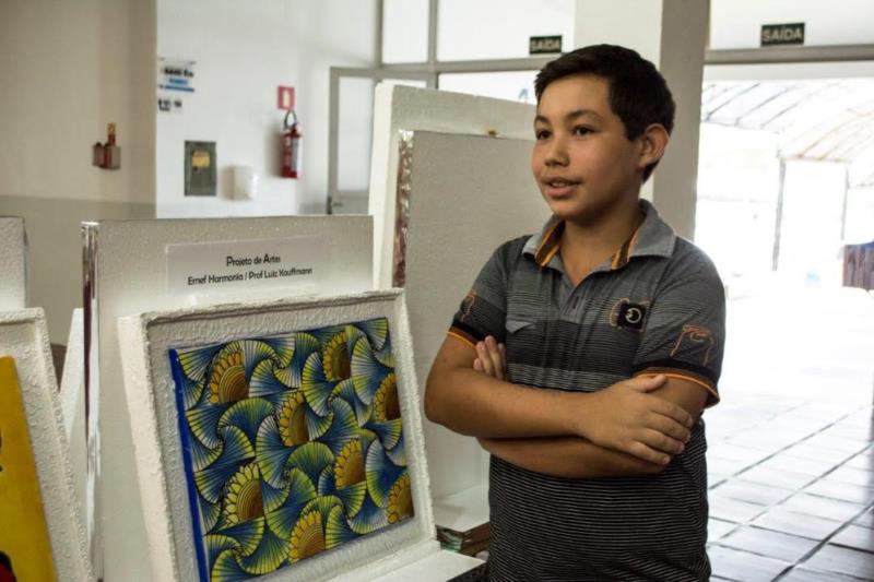 Exposição marca início de ano letivo na Escola Harmonia