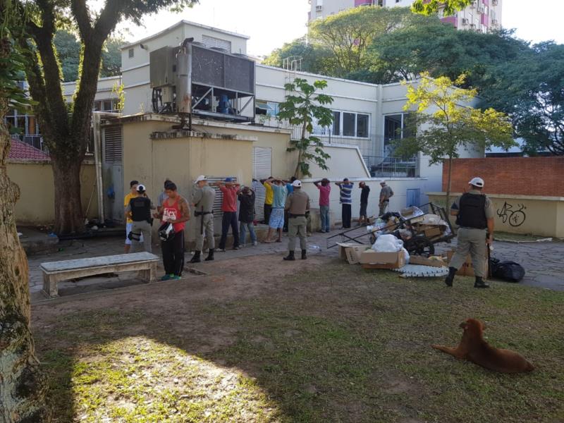 Brigada Militar realiza operação na área central Santa Cruz do Sul