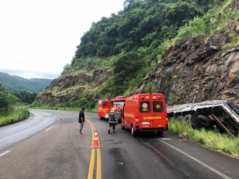 Acidente na RSC-153 deixa uma mulher ferida em Herveiras