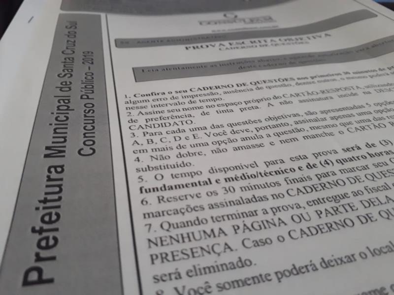 Tarde é marcada por provas de uma das vagas mais concorridas