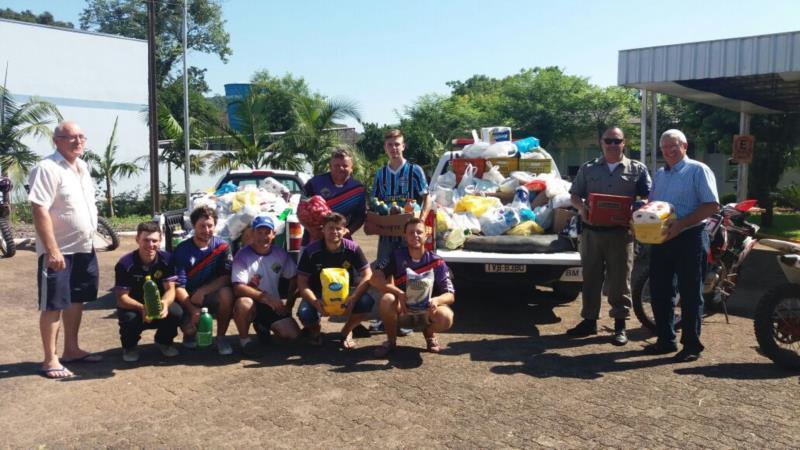 Brigada Militar e Grupo de Trilheiros arrecadam doações ao Hospital Monte Alverne