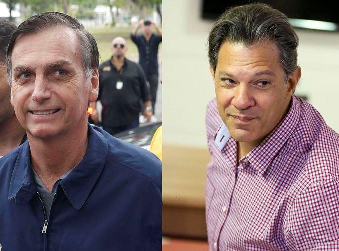 Às vésperas das eleições, Bolsonaro e Haddad têm agendas lotadas