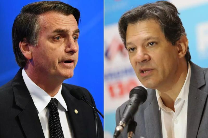 Datafolha: Bolsonaro, 56%; Haddad, 44%