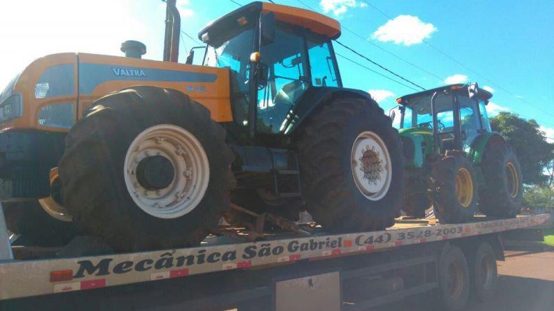 Tratores roubados em Pantano Grande são recuperados no Paraná