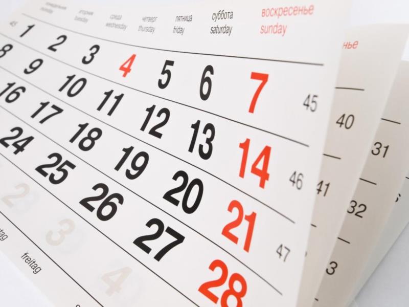 Estão abertas as inscrições para o Calendário de Eventos