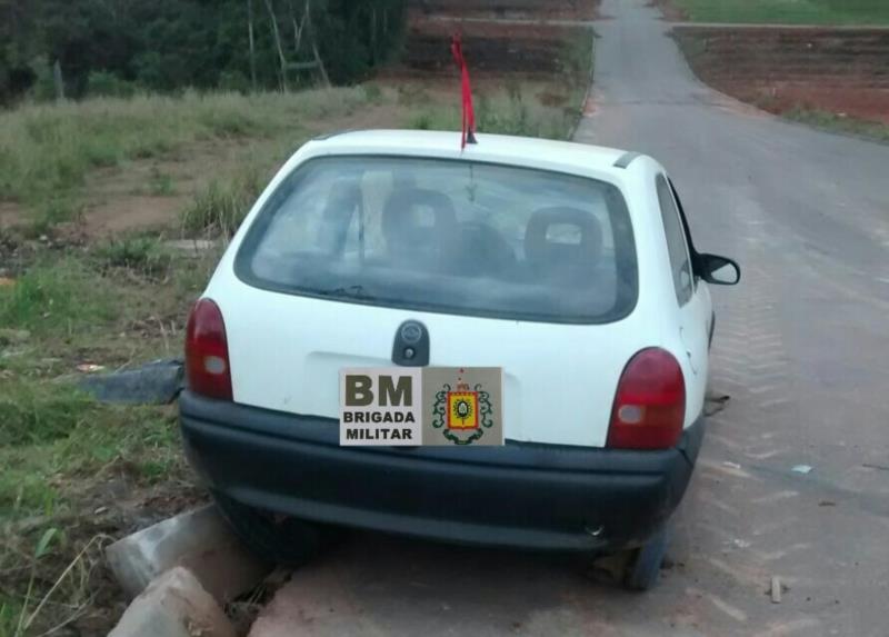 Brigada Militar recupera veículo furtado