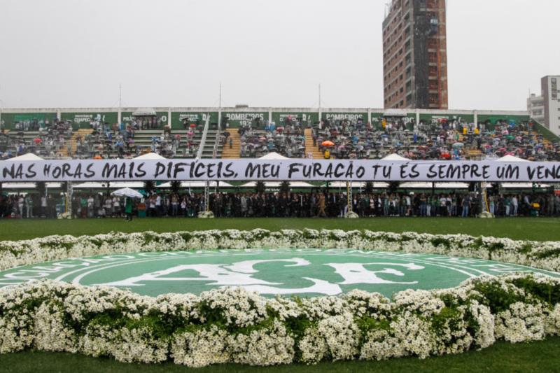 Cerimônia na Arena Condá termina com muita emoção e participação popular