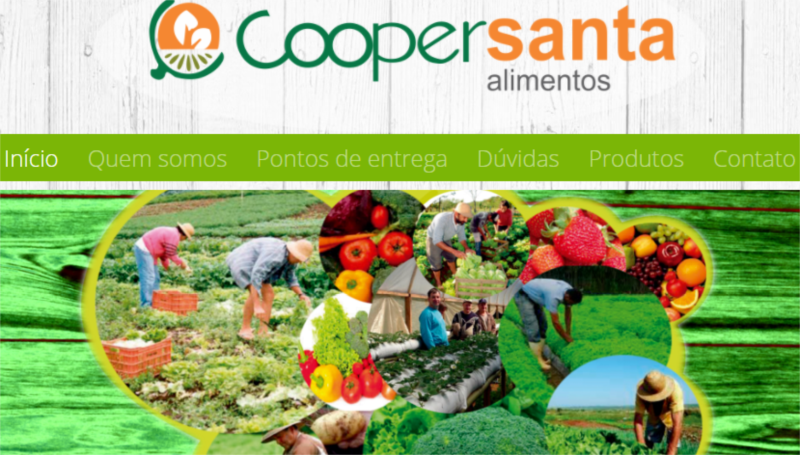 Cooperativa lança site para compra de hortifrutigranjeiros