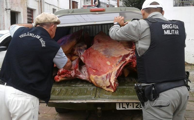 Apreendidos 800 kg de carnes sem procedência