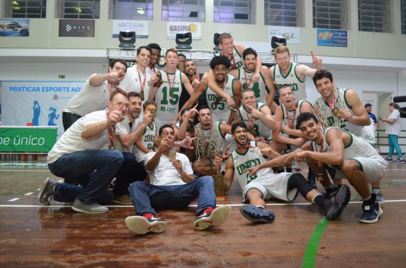 UniCo solta o grito de campeão do Estadual de Basquete