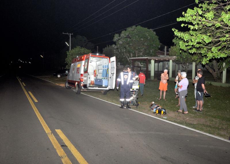 Atropelamento fere homem em Vera Cruz