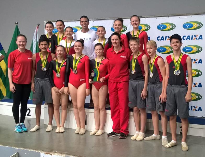 Colégio Mauá é campeão por equipes masculino no Torneio Nacional de Ginástica de Trampolim