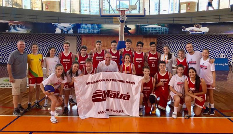 Equipes da Basquete do Colégio Mauá se destacam nos Jogos Escolares da Juventude