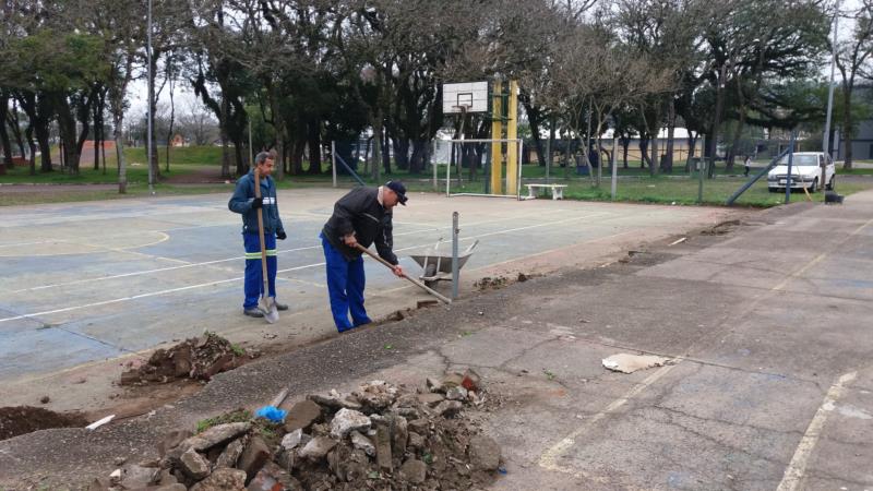 Quadras esportivas do Parque da Oktober serão revitalizadas