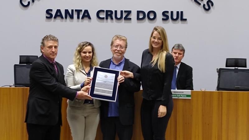 Câmara homenageia os 25 anos do Programa de Pós-Graduação em Desenvolvimento Regional da Unisc