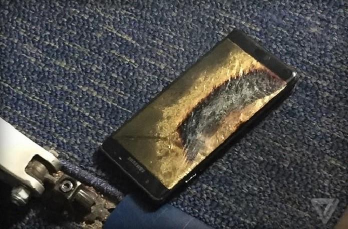 Samsung diz que baterias causaram incêndios do Galaxy Note 7