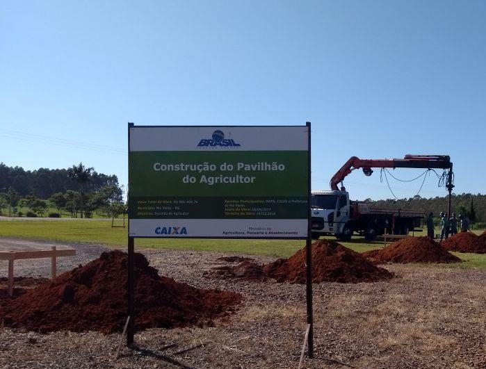 Obras do pavilhão da Agricultura Familiar no Parque da Expoagro são iniciadas