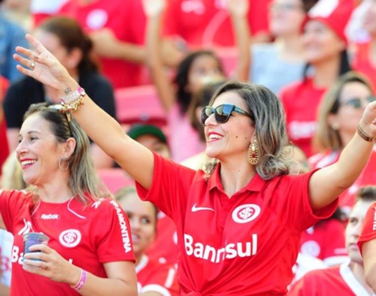 Mulheres terão acesso gratuito no jogo do Inter deste sábado