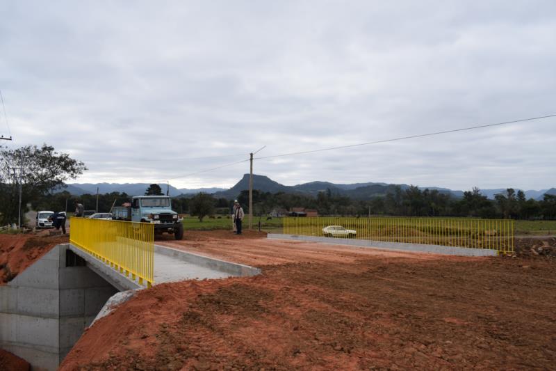 Ponte sobre o Arroio Cristina será inaugurada nesta sexta-feira