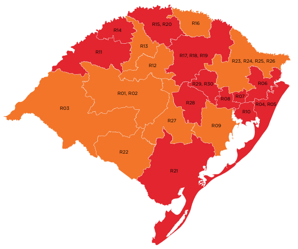 Vale do Rio Pardo irá protocolar pedido de cogestão para seguir regras da bandeira laranja