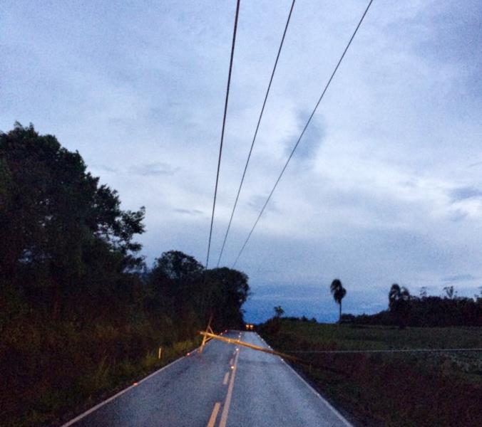 Cerca de 190 mil seguem sem luz no Estado