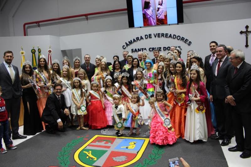 Sessão solene celebra as misses de Santa Cruz do Sul