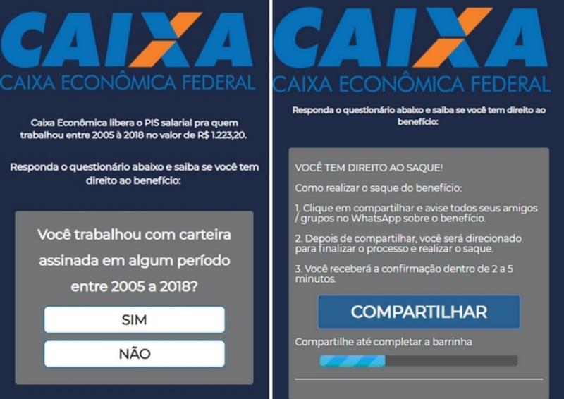 Golpe no WhatsApp para consulta ao PIS afeta mais de 200 mil pessoas