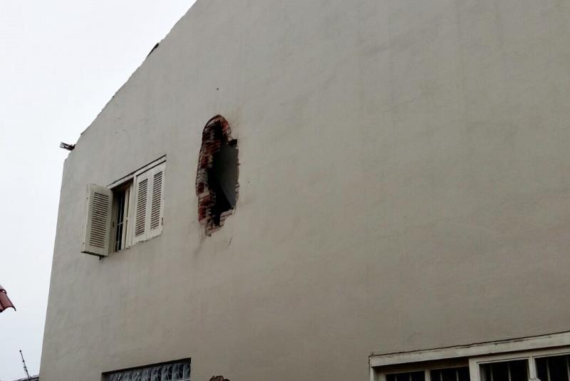 Casa é atingida por raio em Venâncio Aires