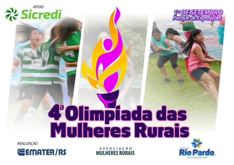 Olimpíada das mulheres rurais de Rio Pardo será dia 1º de setembro