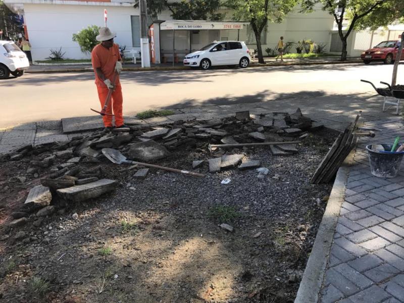 Obra da Praça Evangélica entra em fase final