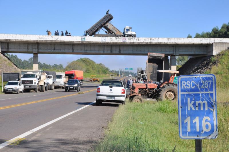 Caminhoneiros também aderem ao protesto em Vera Cruz