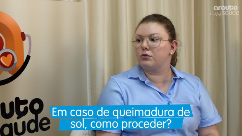 Como proceder em caso de queimaduras ocasionadas pelo sol